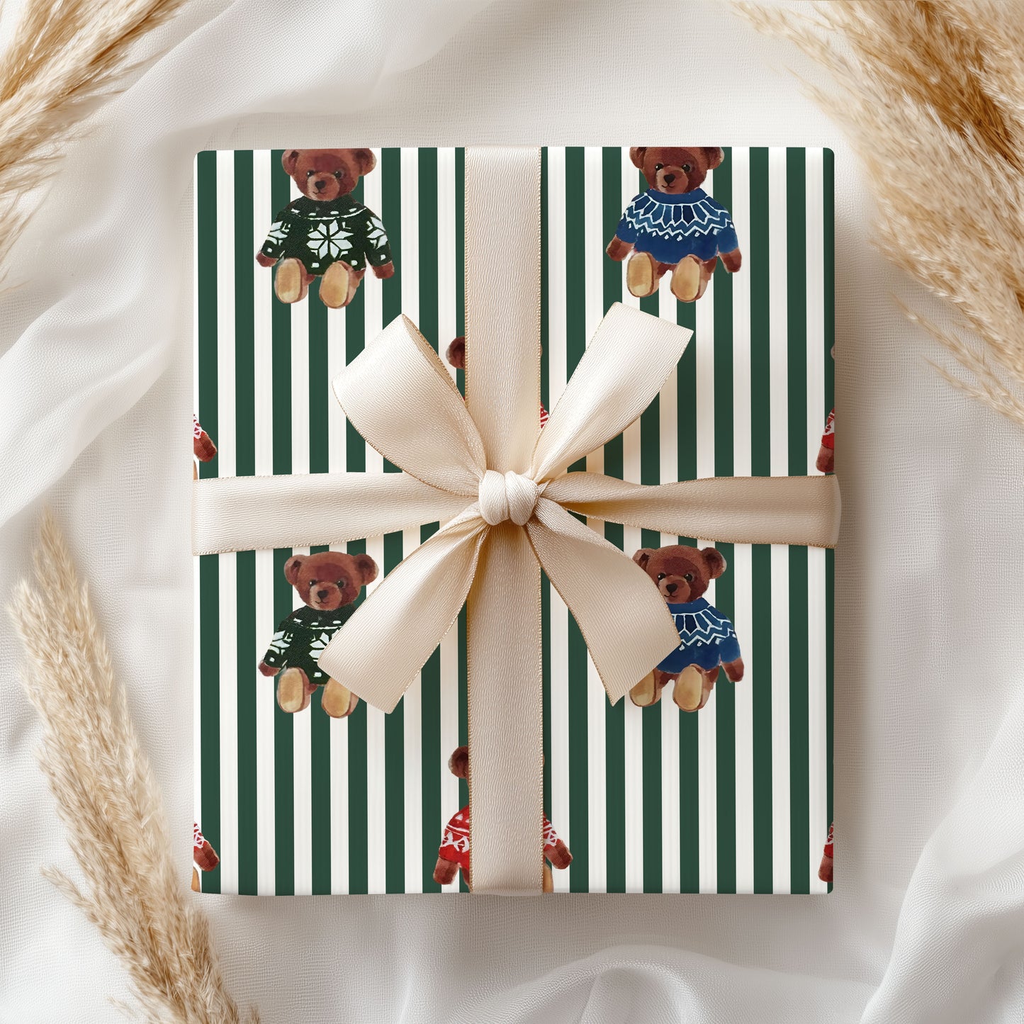 Teddy Bear Wrap Gift