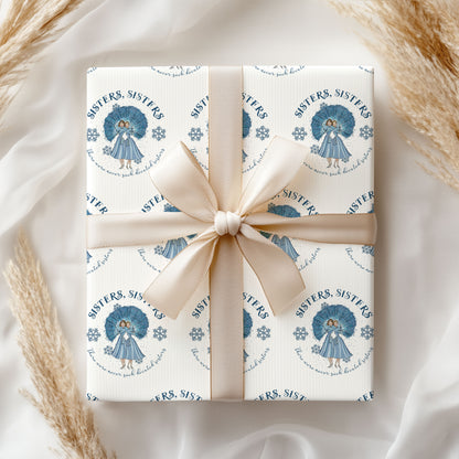 Funny White Christmas Wrapping Paper