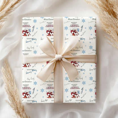 White Christmas Wrapping Paper Gifts
