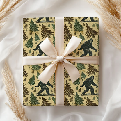 Bigfoot Wrapping Paper