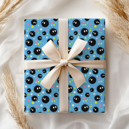 Soot Sprites Studio Ghibli Wrapping Papper