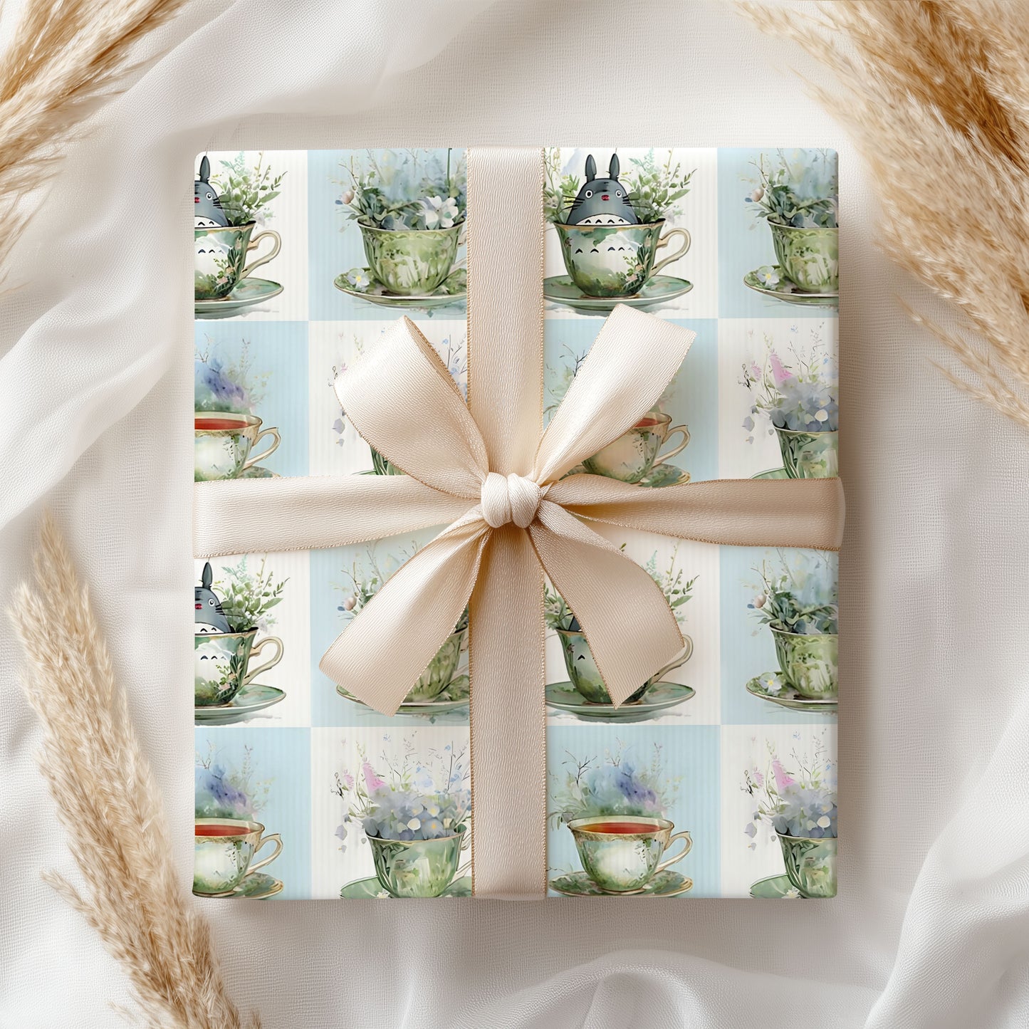 Totoro Christmas Wrapping Paper