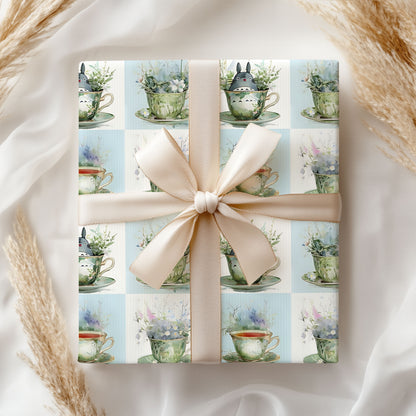 Totoro Christmas Wrapping Paper