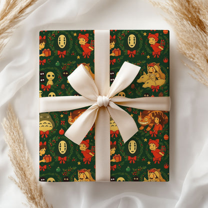 Spirited Away No Face Wrapping Paper