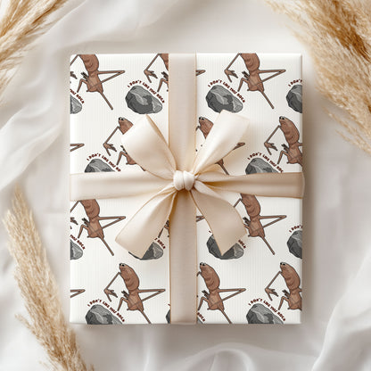 I Don't Like This Rock Wrapping Paper