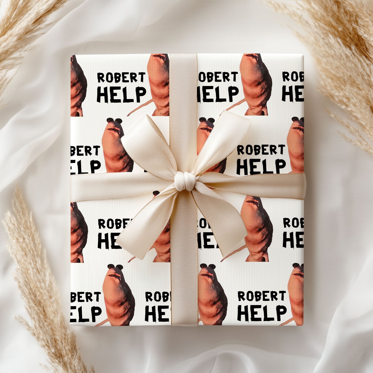 Funny Meme Marcus The Worm Wrapping Paper