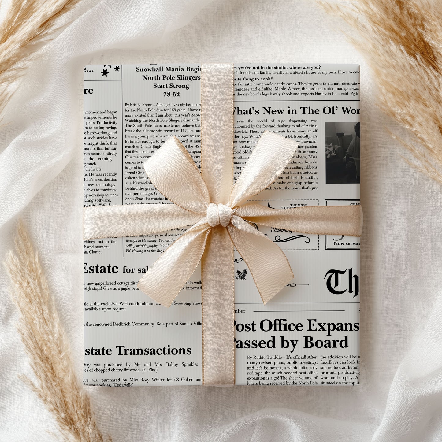 The North Pole Sun Wrapping Paper