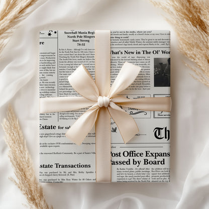 The North Pole Sun Wrapping Paper