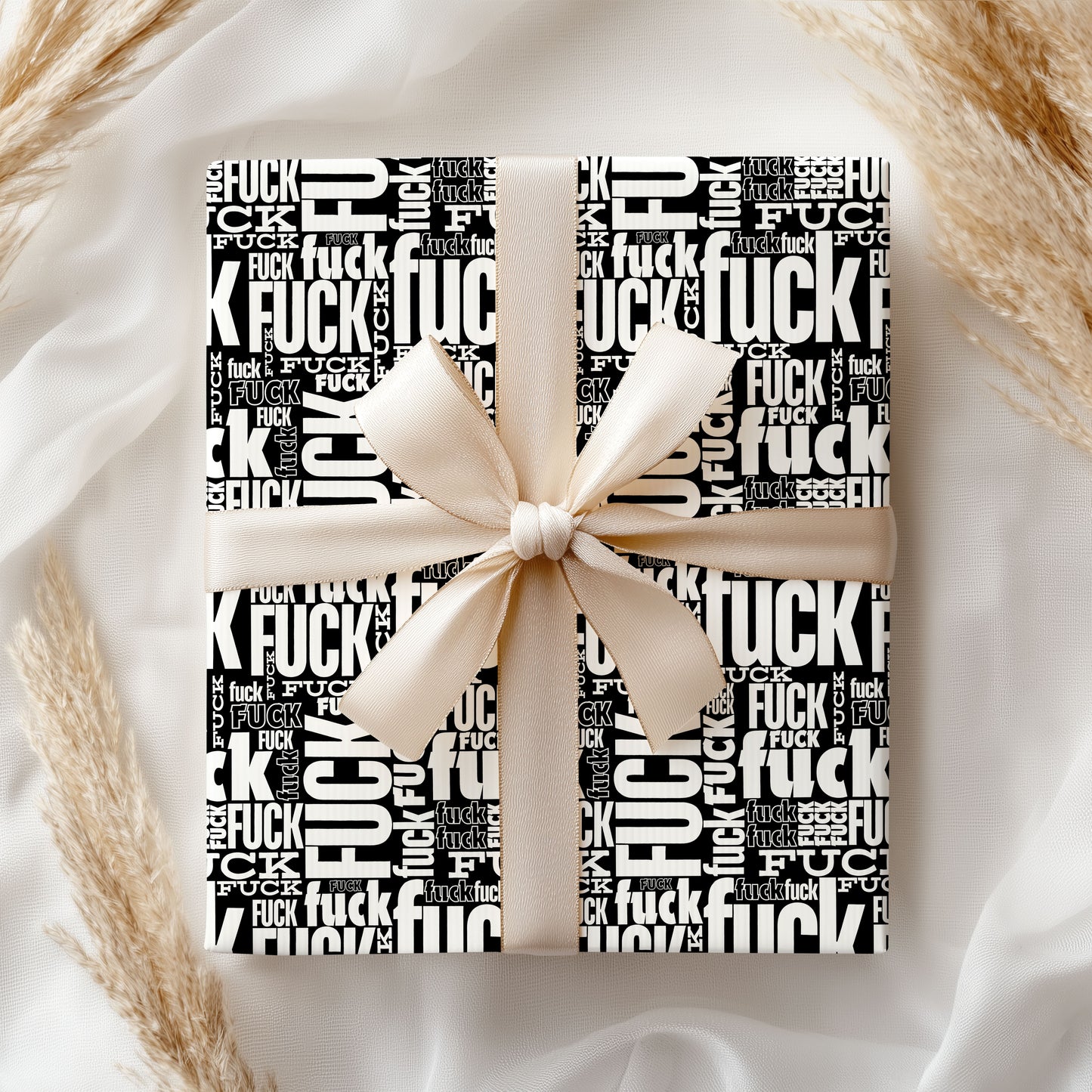 Rude Christmas Wrapping Paper Christmas Gift