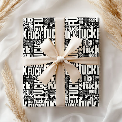 Rude Christmas Wrapping Paper Christmas Gift