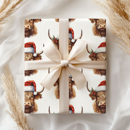 Highland Cow Wrapping Paper