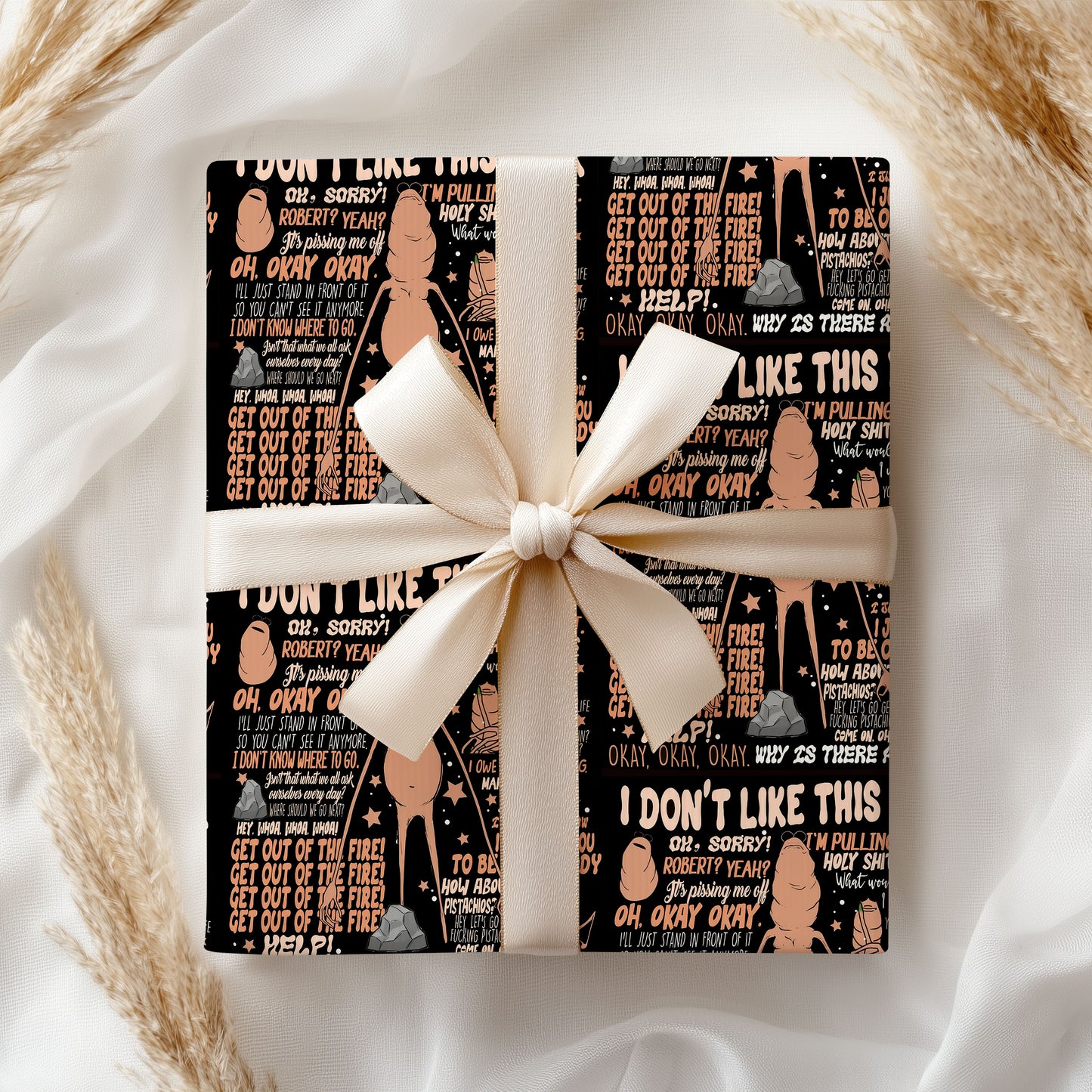 Marcus The Worm Brain Rot Gift Wrap