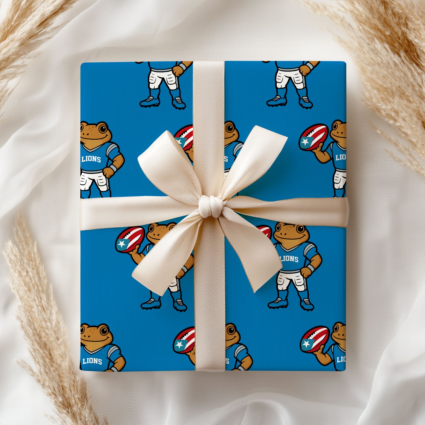 Team Sports Football Fan Gift Wrap