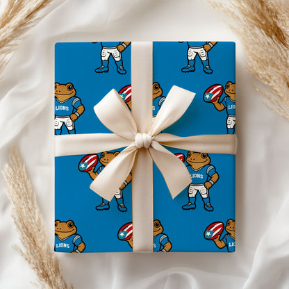 Team Sports Football Fan Gift Wrap