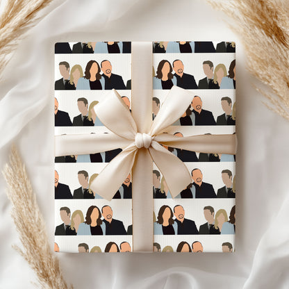 Law And Order Wrapping Paper Gift