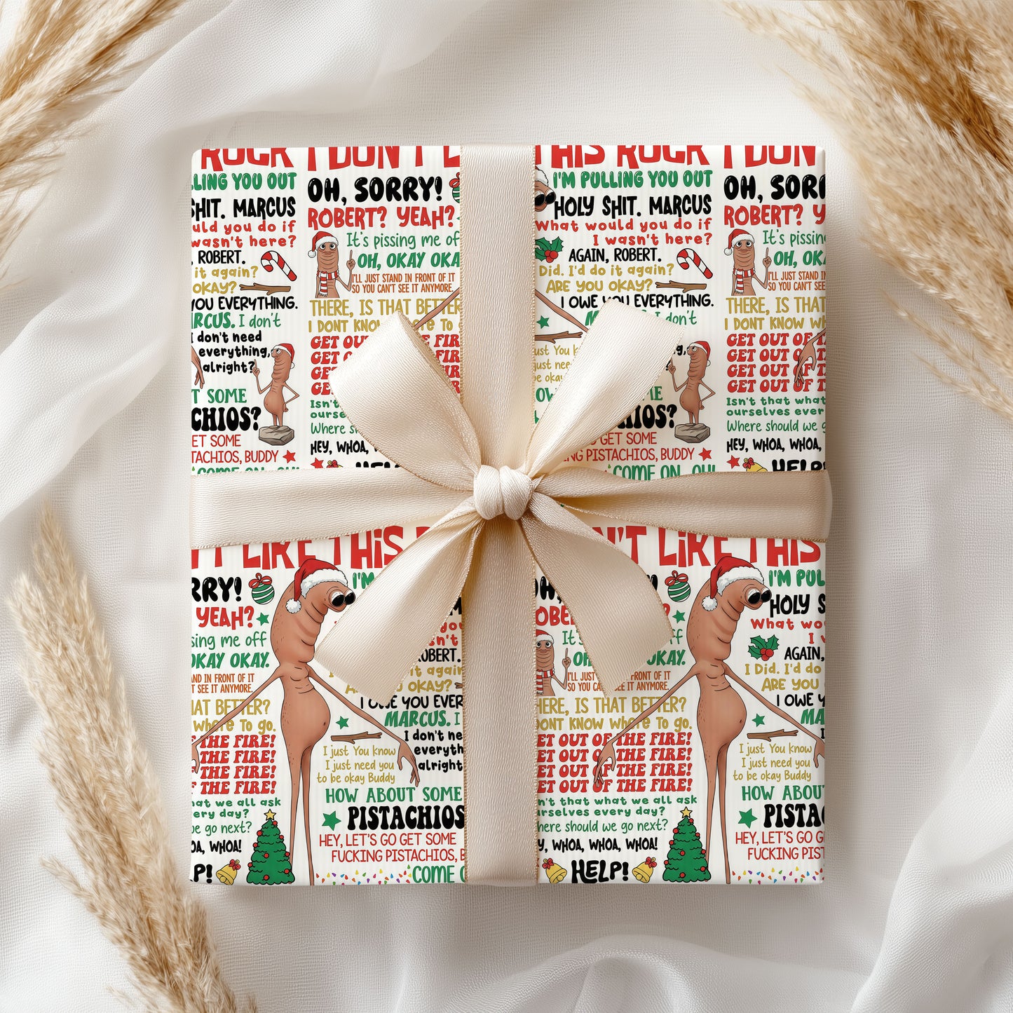I Don't Like This Rock Wrapping Paper Christmas Gift