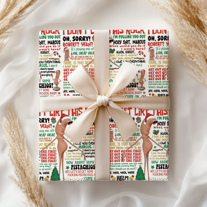 I Don't Like This Rock Wrapping Paper Christmas Gift