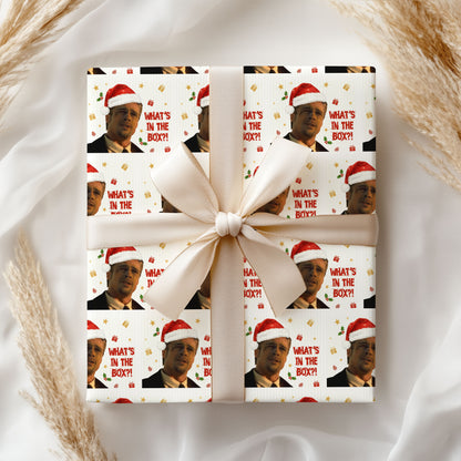 What's In the Box Christmas Wrapping Paper Rolls
