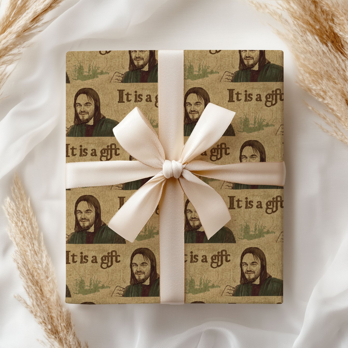 It's A Gift Wrapping Paper Sheet Christmas Gift