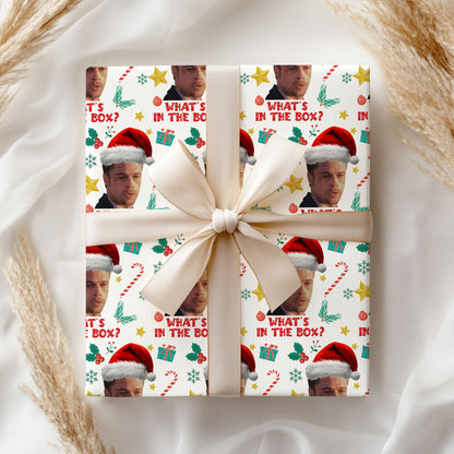 What Is In the Box Wrapping Paper Christmas Gifts