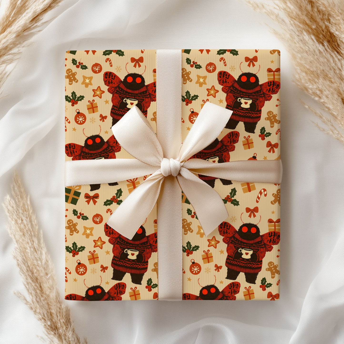 Mothman Christmas Wrapping Paper