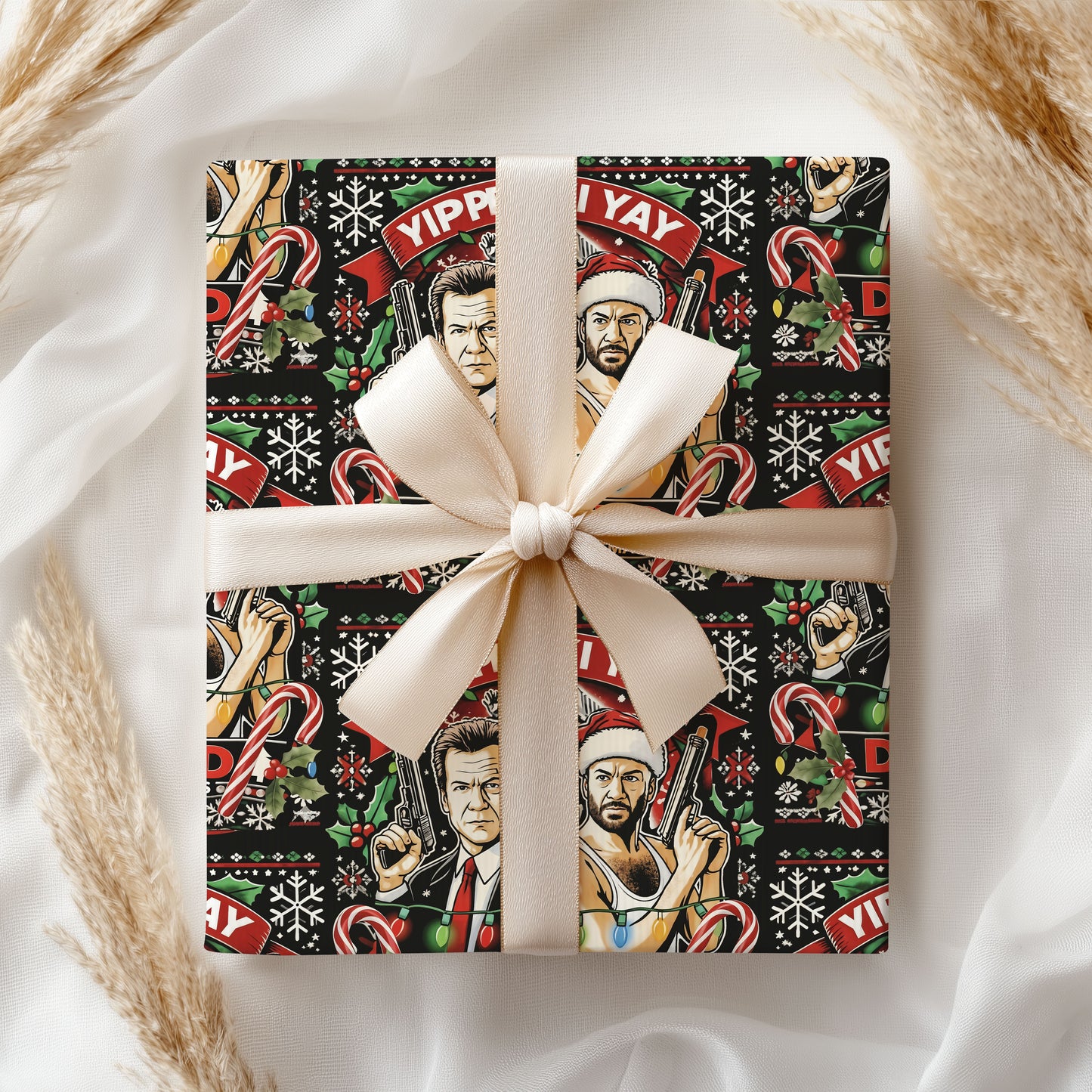 Yippee-ki-yay? ?Die Hard Christmas Wrapping Paper