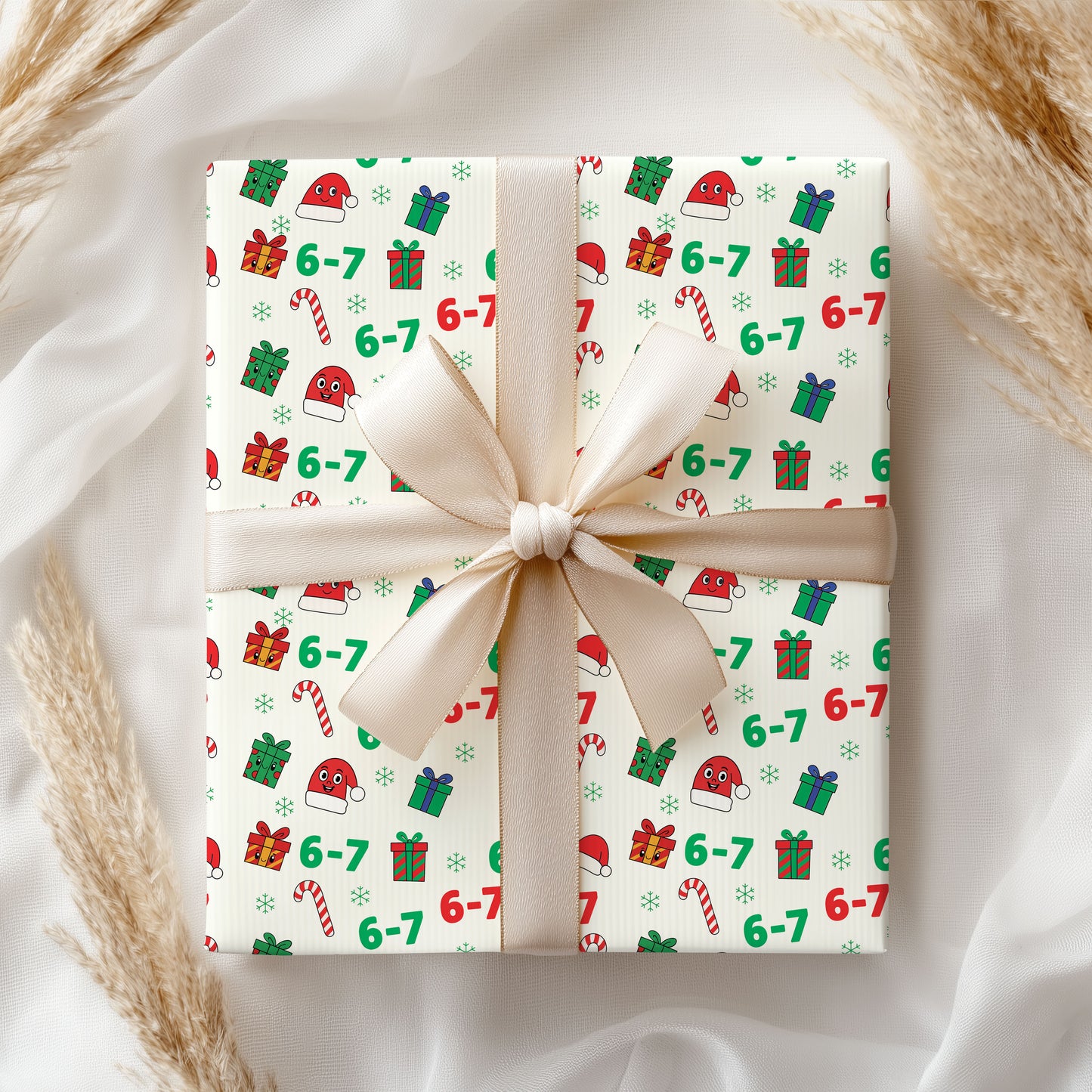 67 Meme Trend Wrapping Paper