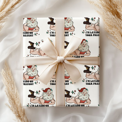 Santa Christmas Meme Wrapping Paper