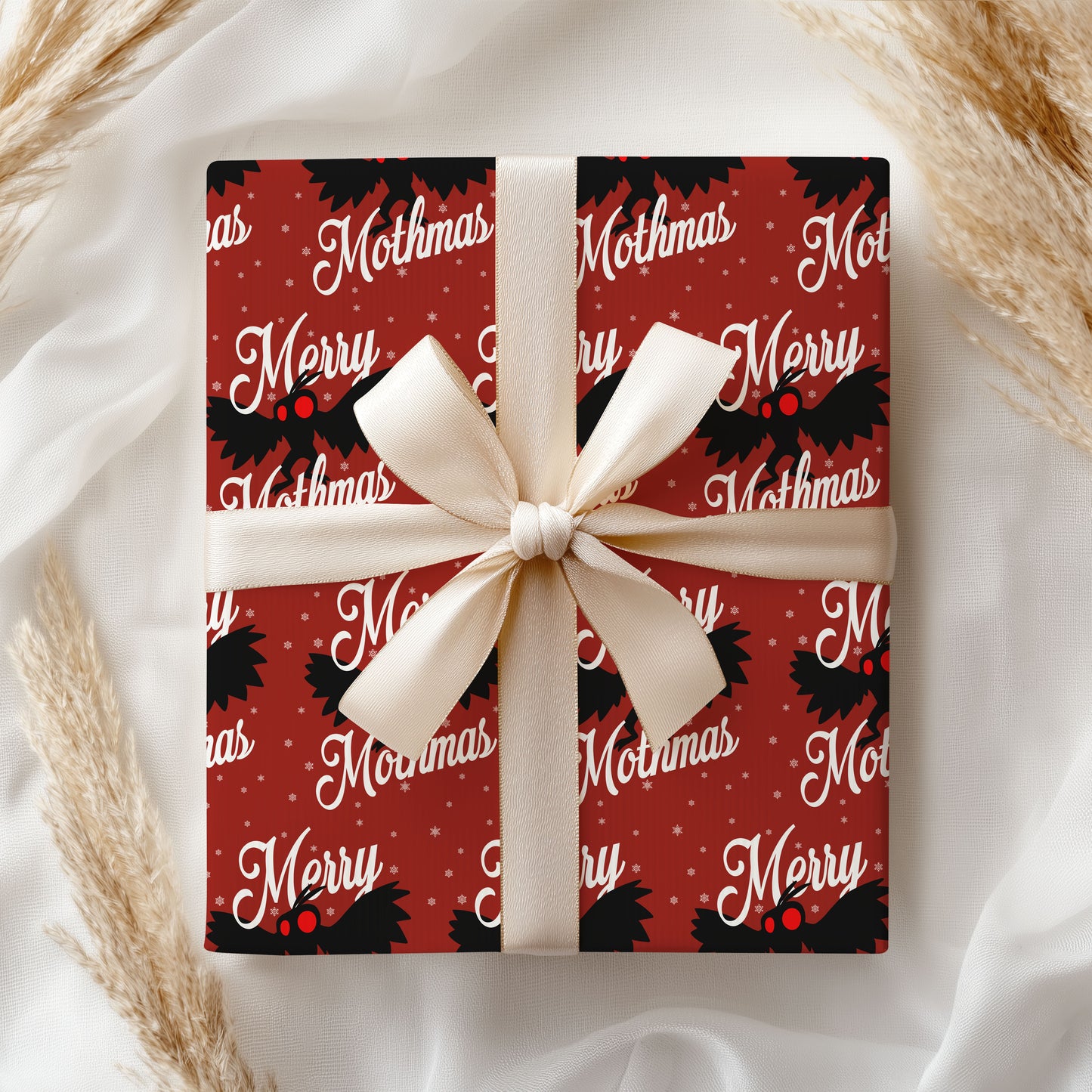 Mothman Wrapping Paper Xmas Gift
