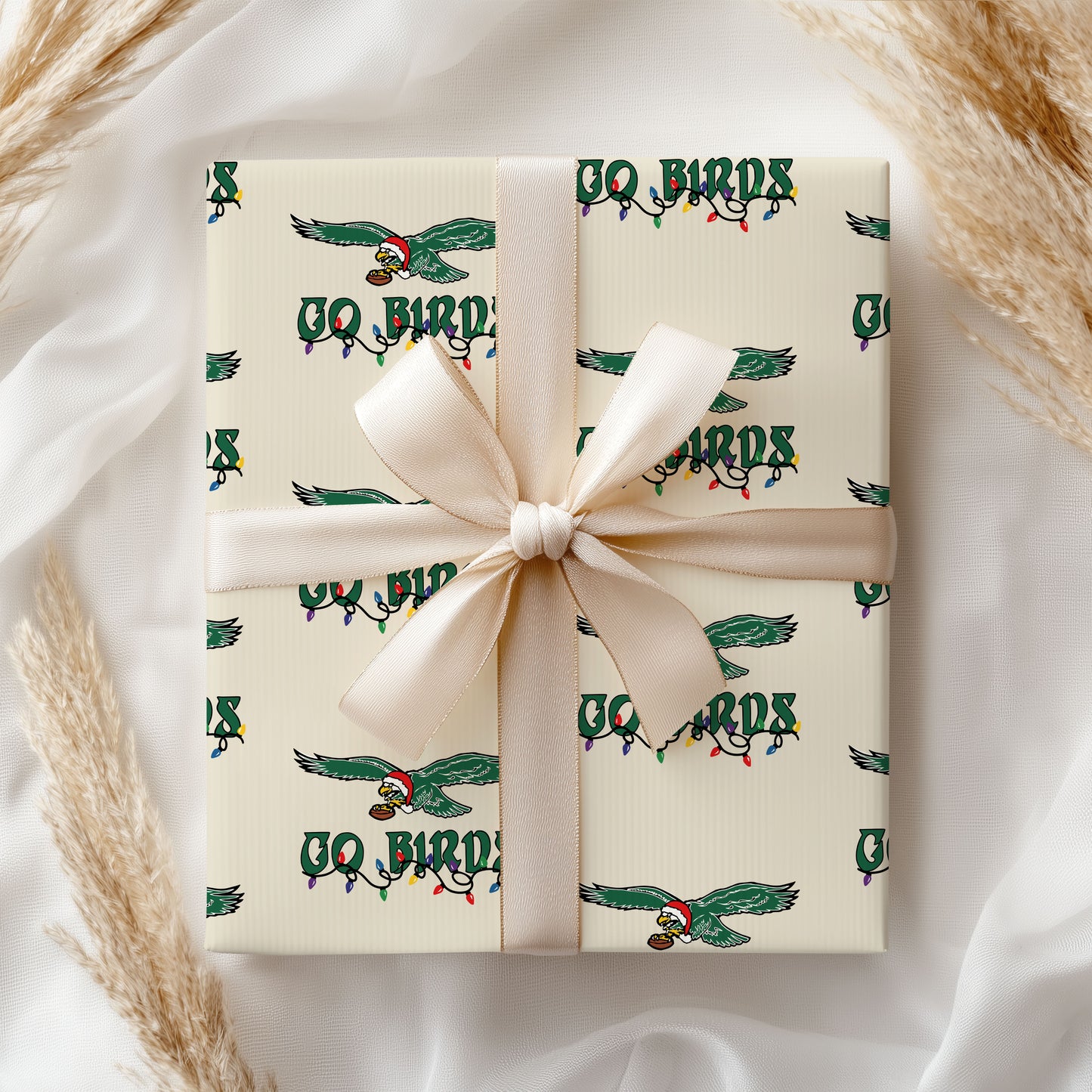 Go Bird Football Game Day Christmas Paper Roll
