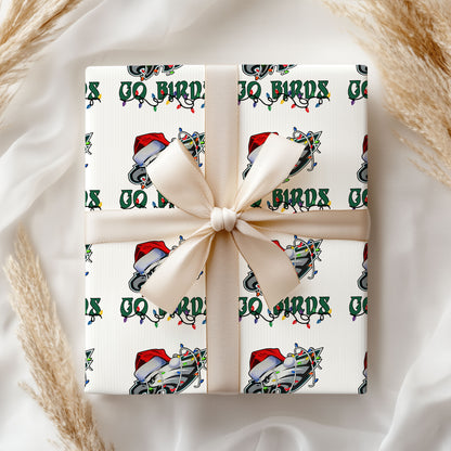 American Football Go Bird Christmas Wrap Gifts