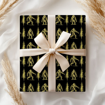 Bigfoot Wrapping Paper Gift
