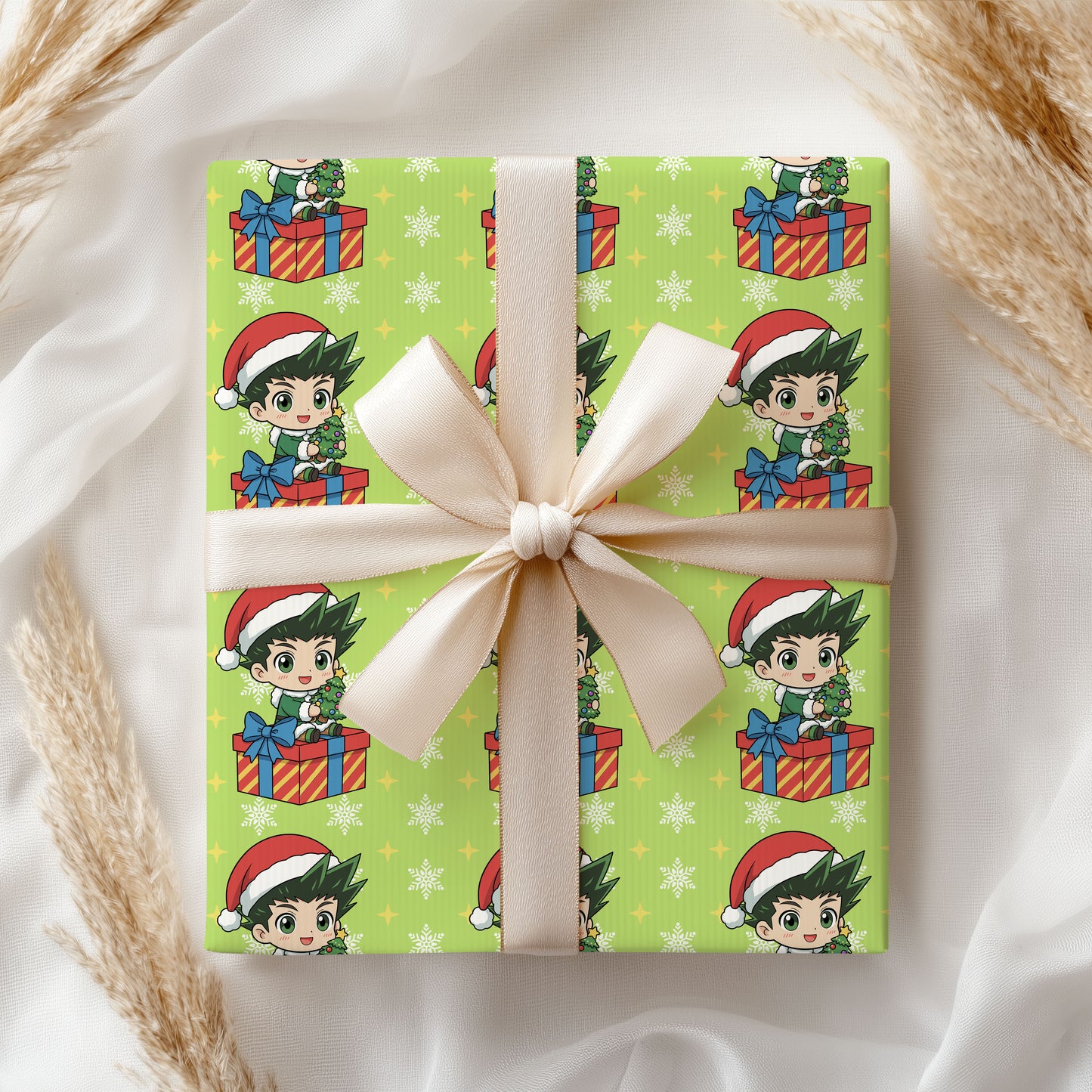 Demon Hunters Wrapping Paper For Kid Birthday