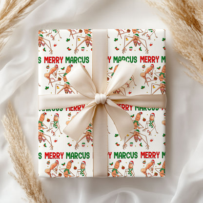 Marcus Santa Wrapping Paper