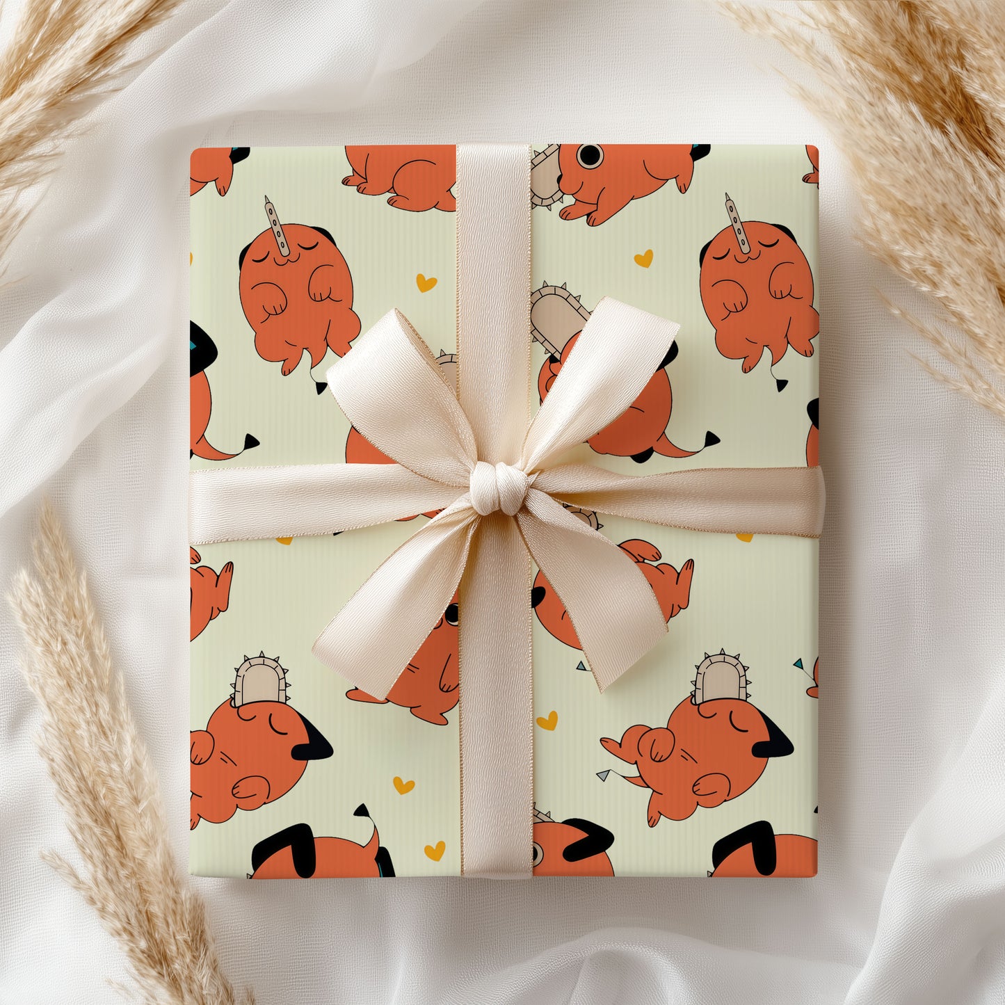 Chainsaw Man Pochita Wrapping Paper