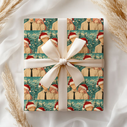Chainsaw Man For Xmas Holiday Gift Wrap