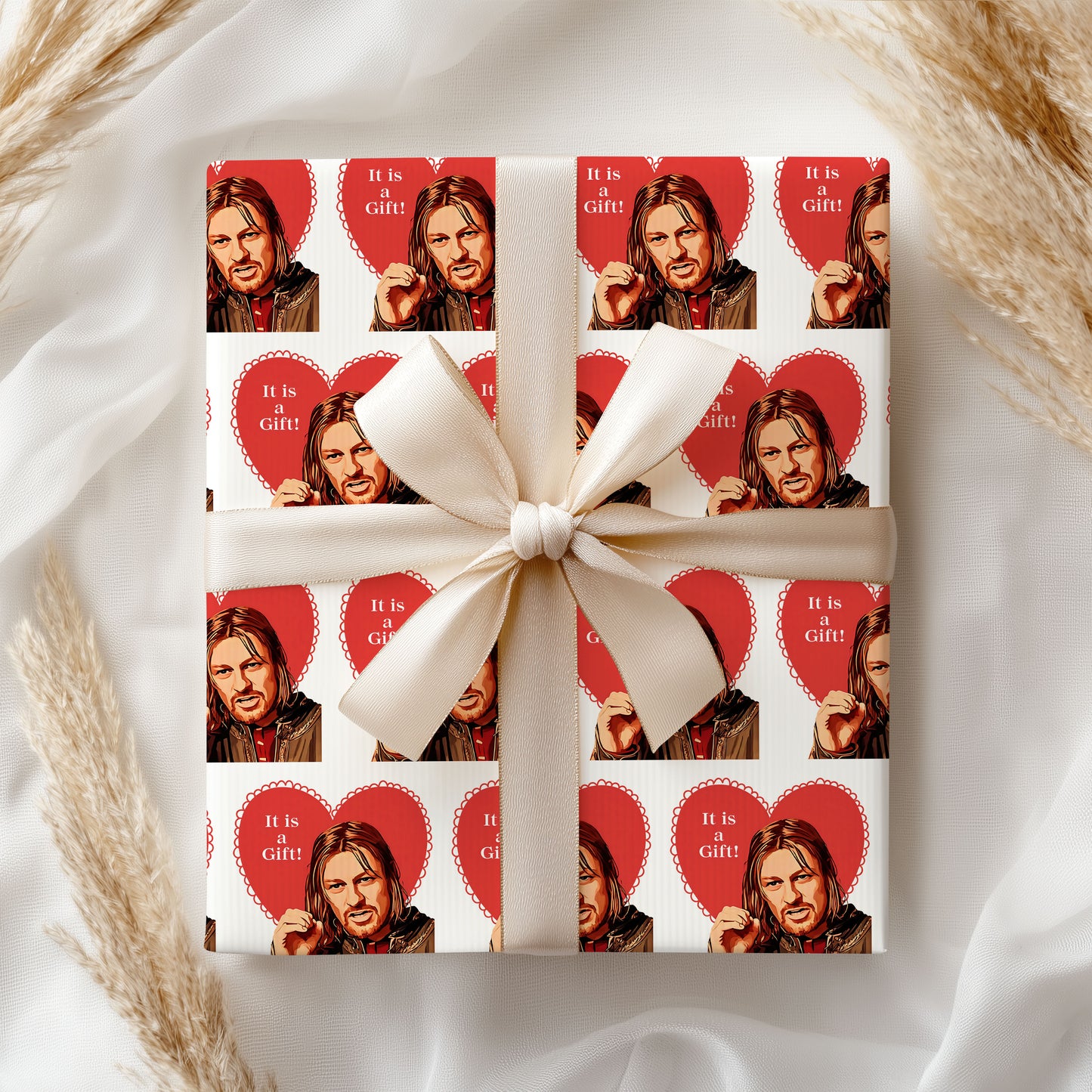 It Is A Gift Wrapping Paper