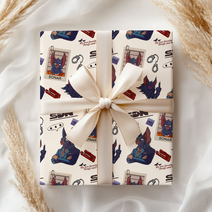 Sonar Dispatch Game Wrapping Paper