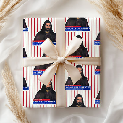 Creepy Paper Christmas Wrapping Paper