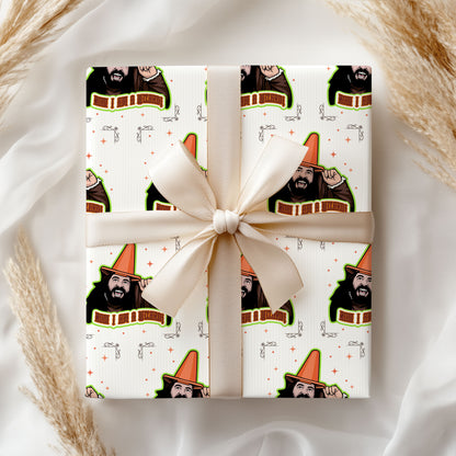 Creepy Paper Christmas Wrapping Paper Roll