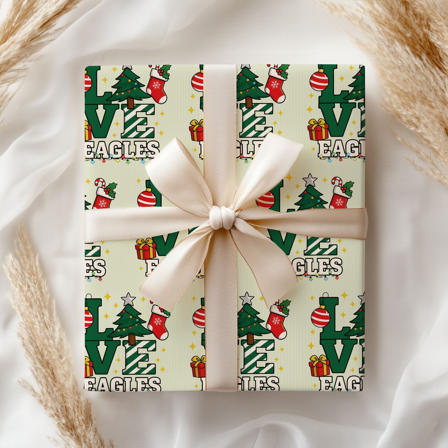 Football Christmas Wrap Gift