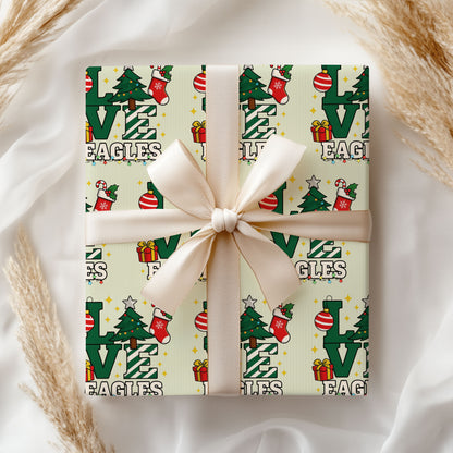 Football Christmas Wrap Gift