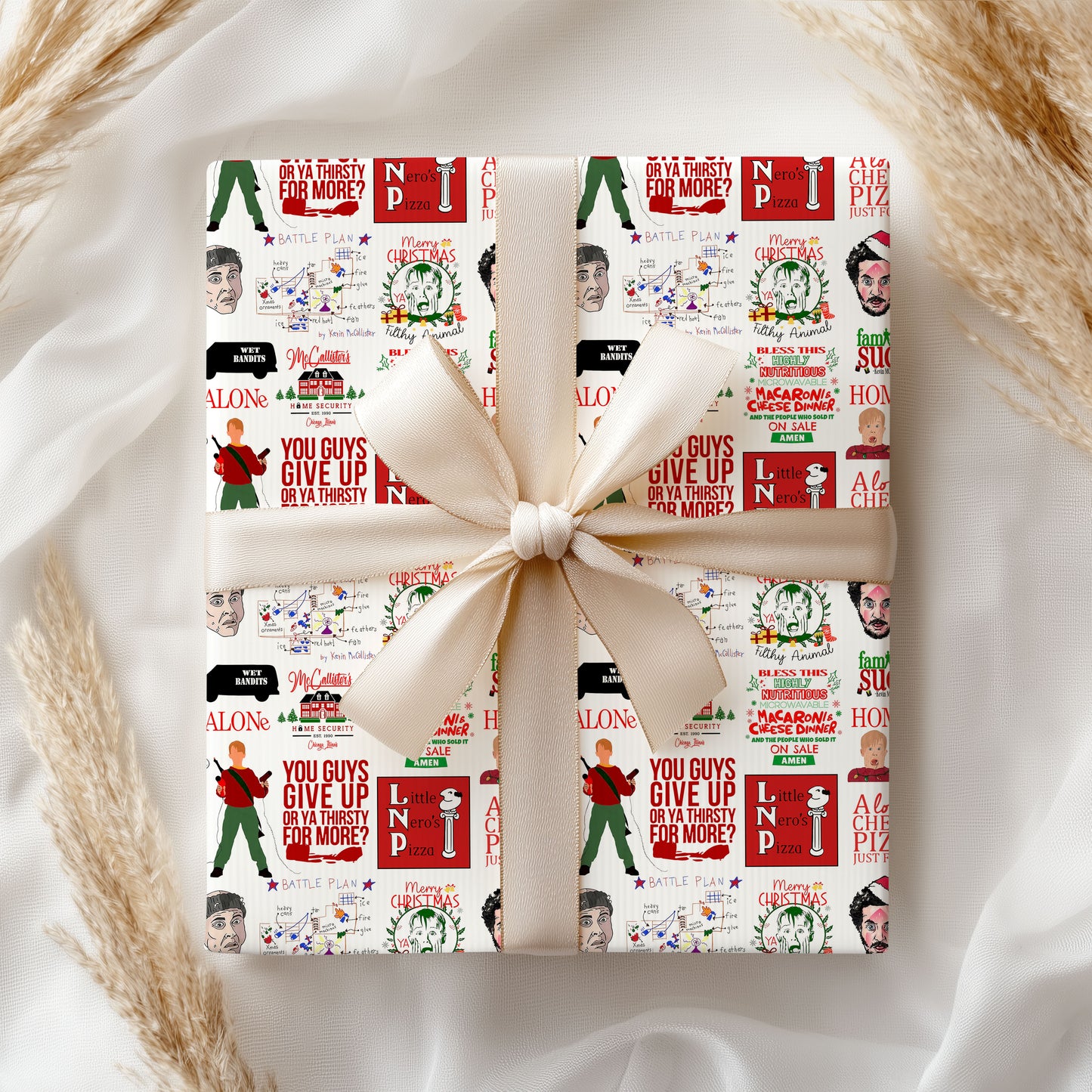 Macaulay Culkin Wrapping Paper,Home Alone Christmas Gifts