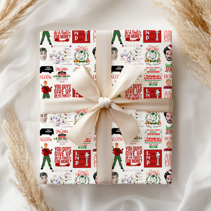 Macaulay Culkin Wrapping Paper,Home Alone Christmas Gifts
