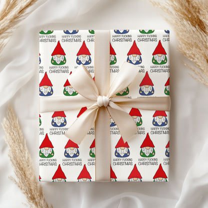 Funny Gnome Wrapping Paper
