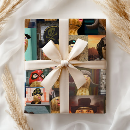 Peanut Wrapping Paper Christmas Gift