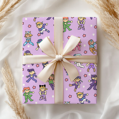 JoJo's Bizarre Adventure Wrapping Paper Roll