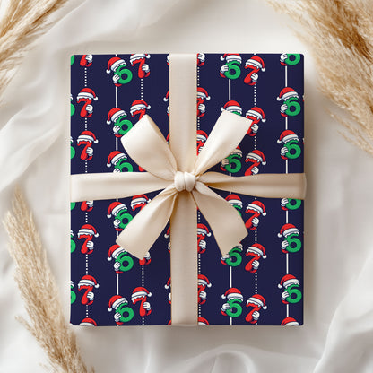 67 Santa Christmas Wrapping Paper Sheet