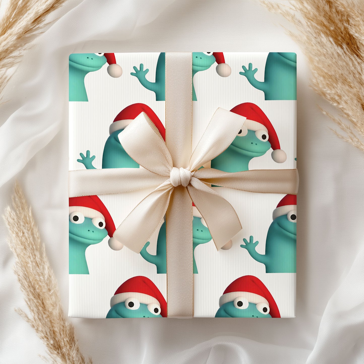 Lizard Christmas Wrapping Paper