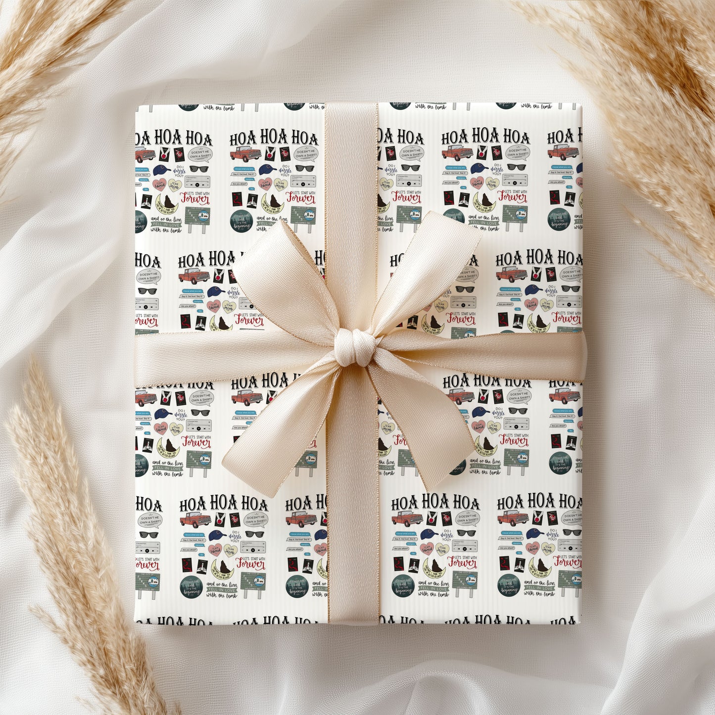 Twilight Hoa Hoa Hoa Wrapping Paper